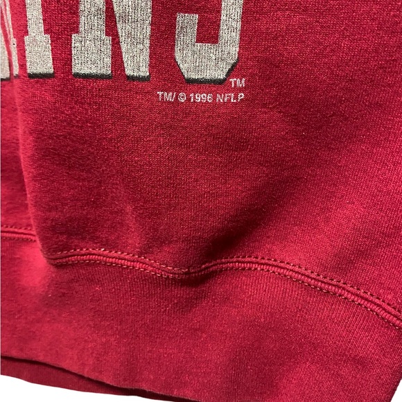 Vintage Washington Redskins Sweatshirt Crewneck SZ L 1996 Pro Player Big Graphic - Picture 4 of 9